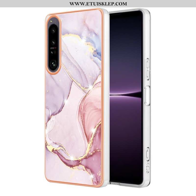 Etui do Sony Xperia 1 IV Kolorowy Marmur